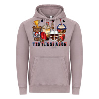 Vintage Zinc tis' the season american football coffee cups Vintage Hoodie - Zillion Design Studio