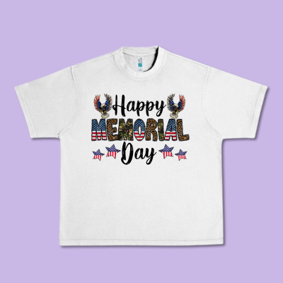 Happy Memorial Day Urban Heavy Tee Designed By Cowhidedigitalart