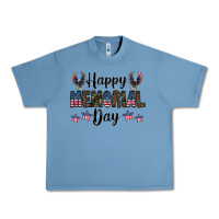 Pebble Blue happy memorial day Urban Heavy Tee - CowhideDigitalArt