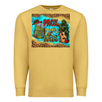Antique Gold pack your bags Premium Sweatshirt - NancyCooperArtShop