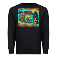 Black pack your bags Premium Sweatshirt - NancyCooperArtShop