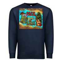 Navy pack your bags Premium Sweatshirt - NancyCooperArtShop