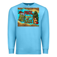 Ocean Blue pack your bags Premium Sweatshirt - NancyCooperArtShop