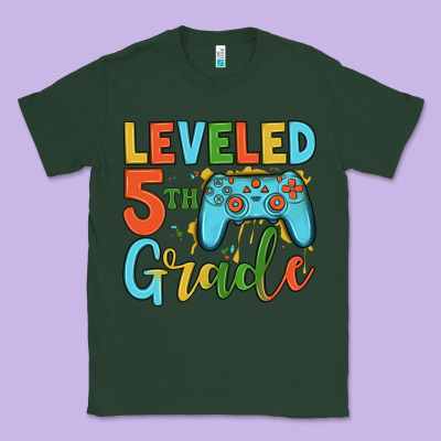 Leveled 5th Grade Classic Tee Designed By Jahusdesignshop