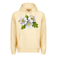 Pina Colada Hawthorn Flower Premium Hoodie - LillyAllenDesigns