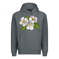 Rock Hawthorn Flower Premium Hoodie - LillyAllenDesigns