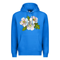 True Royal Hawthorn Flower Premium Hoodie - LillyAllenDesigns