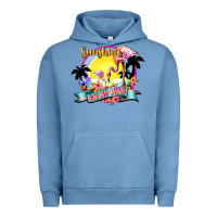 Pigment Pebble Blue sunshine on my mind Urban Hoodie - NancyCooperArtShop