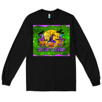 Black spooky squad mouse pad Long Sleeve Tee - BundleAndBundleShop