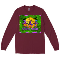 Burgundy spooky squad mouse pad Long Sleeve Tee - BundleAndBundleShop
