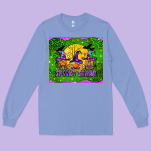Spooky Squad Mouse Pad Long Sleeve Tee Designed By Bundleandbundleshop