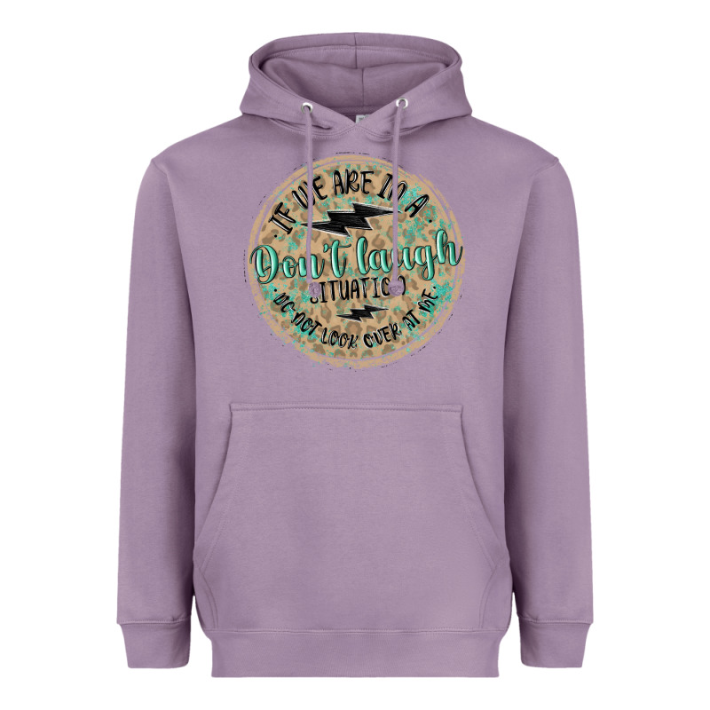 If We Are In A Don't Laugh Situation Heavyweight Hoodie by MaliasSmallBusiness | Teevron