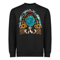 Black western rainbow  be kind Heavyweight Sweatshirt - RanaPortraitStore