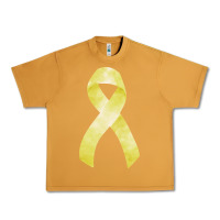 Peanut Butter sarcoma or bone cancer ribbon Urban Heavy Tee - FaDigitalArtStudio