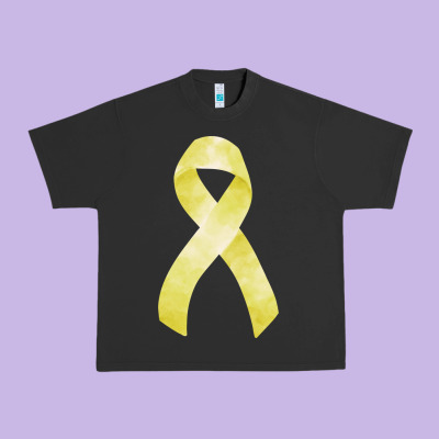 Sarcoma Or Bone Cancer Ribbon Urban Heavy Tee Designed By Fadigitalartstudio