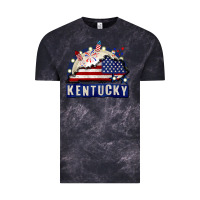Cloud Black Kentucky 4th of July Vintage Tee - CowGirlArtShop