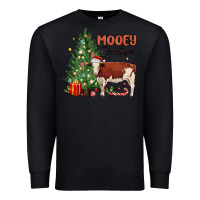 Black mooey christmas Premium Sweatshirt - MaliasSmallBusiness