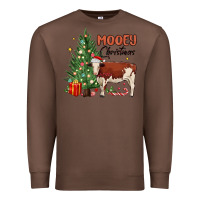 Chestnut mooey christmas Premium Sweatshirt - MaliasSmallBusiness