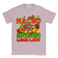 Lilac nacho average lunch lady  with nacho Classic Tee - AdoDesignShop