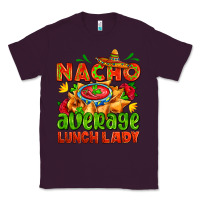 Plum nacho average lunch lady  with nacho Classic Tee - AdoDesignShop