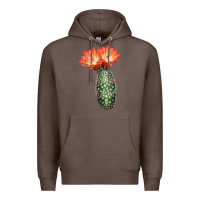 Coffee King Cup Cactus Premium Hoodie - LillyAllenDesigns