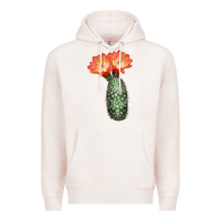 Pale Pink King Cup Cactus Premium Hoodie - LillyAllenDesigns