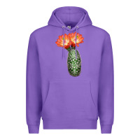 Purple King Cup Cactus Premium Hoodie - LillyAllenDesigns