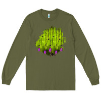 Army Green halloween patch Long Sleeve Tee - BundleAndBundleShop
