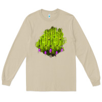 Mushroom halloween patch Long Sleeve Tee - BundleAndBundleShop