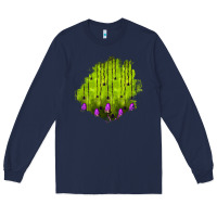 Navy halloween patch Long Sleeve Tee - BundleAndBundleShop