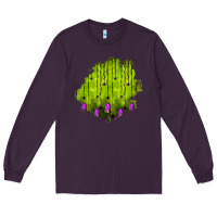 Plum halloween patch Long Sleeve Tee - BundleAndBundleShop