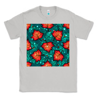 Moon Dust fall leaves seamless pattern Classic Tee - BundleAndBundleShop