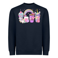 Unicorn Coffee Cups Heavyweight Sweatshirt | Teevron