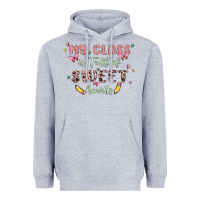 Heather Grey my class is full of sweet hearts Heavyweight Hoodie - MaliasSmallBusiness