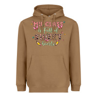 Toasted Coconut my class is full of sweet hearts Heavyweight Hoodie - MaliasSmallBusiness