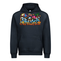 Navy the beach is my happy place Urban Hoodie - NancyCooperArtShop