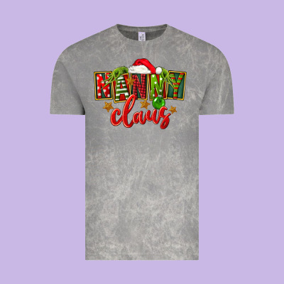 Christmas Nanny Claus Vintage Tee Designed By Fadigitalartstudio