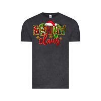 Vintage Black Christmas nanny claus Vintage Tee - FaDigitalArtStudio