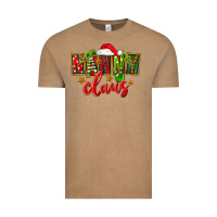 Vintage Coffee Christmas nanny claus Vintage Tee - FaDigitalArtStudio
