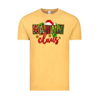 Vintage Mustard Christmas nanny claus Vintage Tee - FaDigitalArtStudio