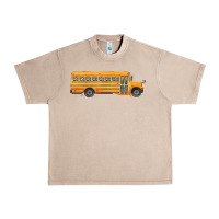 French Oak school bus Urban Heavy Tee - FaDigitalArtStudio