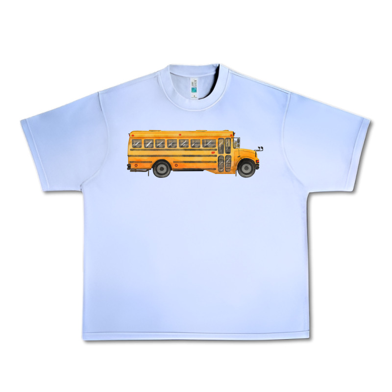 School Bus Urban Heavy Tee by FaDigitalArtStudio | Teevron