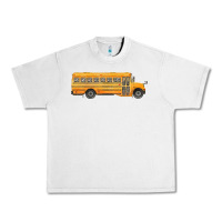 Lunar Rock school bus Urban Heavy Tee - FaDigitalArtStudio