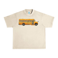 Sandshell school bus Urban Heavy Tee - FaDigitalArtStudio