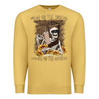 Antique Gold dead inside boujee outside Premium Sweatshirt - MaliasSmallBusiness