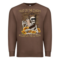 Chestnut dead inside boujee outside Premium Sweatshirt - MaliasSmallBusiness