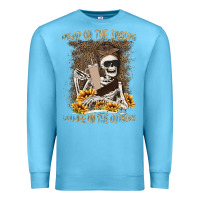 Ocean Blue dead inside boujee outside Premium Sweatshirt - MaliasSmallBusiness