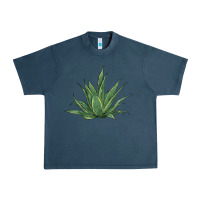 Midnight Navy cactus Urban Heavy Tee - BarkalooDesign