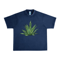 Navy cactus Urban Heavy Tee - BarkalooDesign