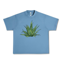 Pebble Blue cactus Urban Heavy Tee - BarkalooDesign